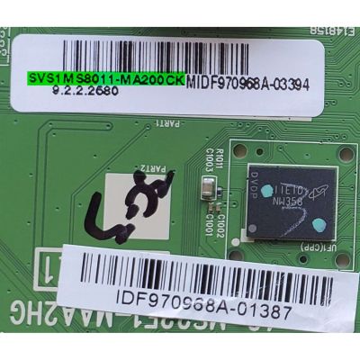 MAIN PARA TV HKPRO / NUMERO DE PARTE SVS1MS8011-MA200CK / 40-MS2251-MAA2HG / IDF970968A / MIDF970968A / DISPLAY ST5461D12-6 VER.2.2 / MODELO HKP55RUHD1 - Imagen 2